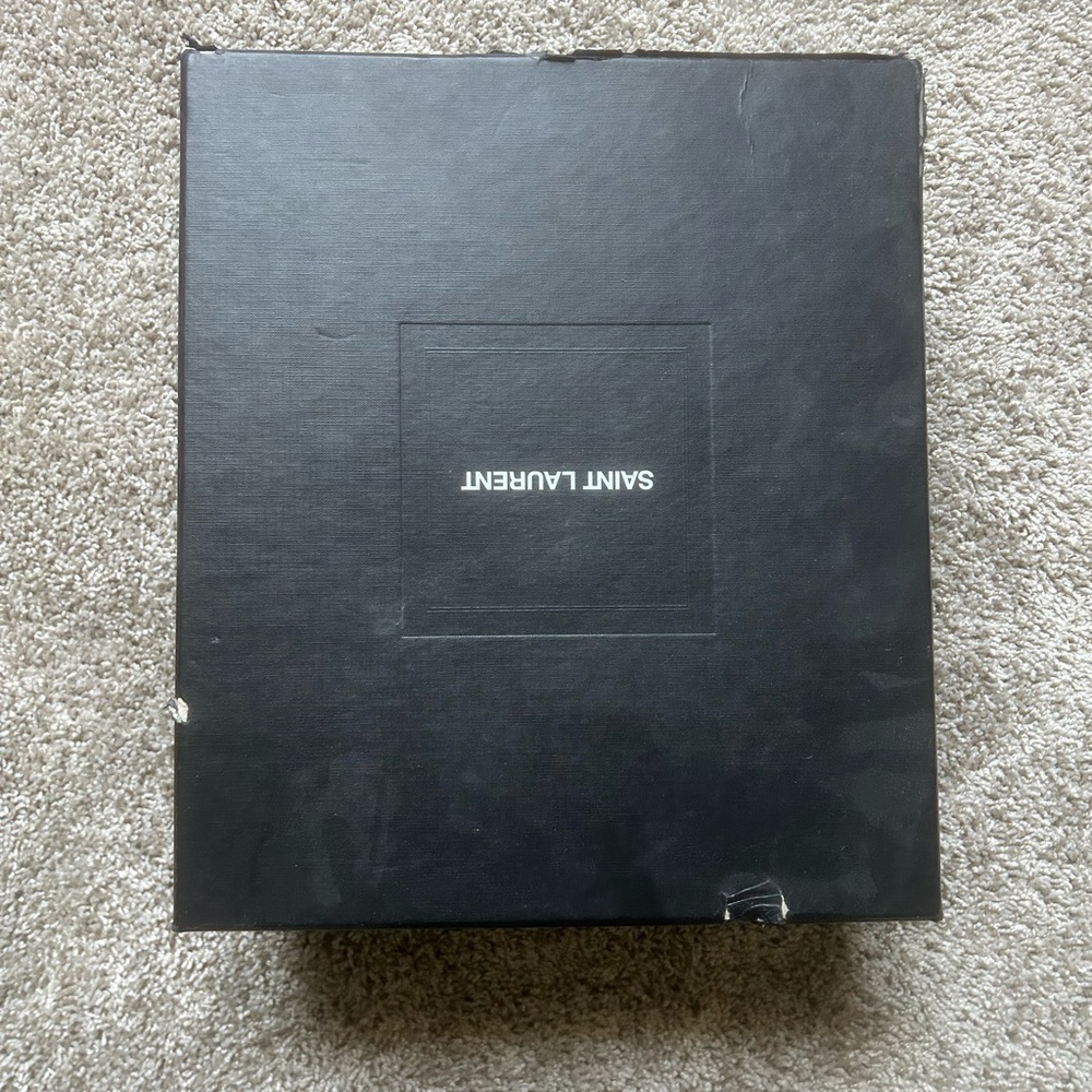 Saint Laurent Black Chelsea Boots Size 14 (47 EU)